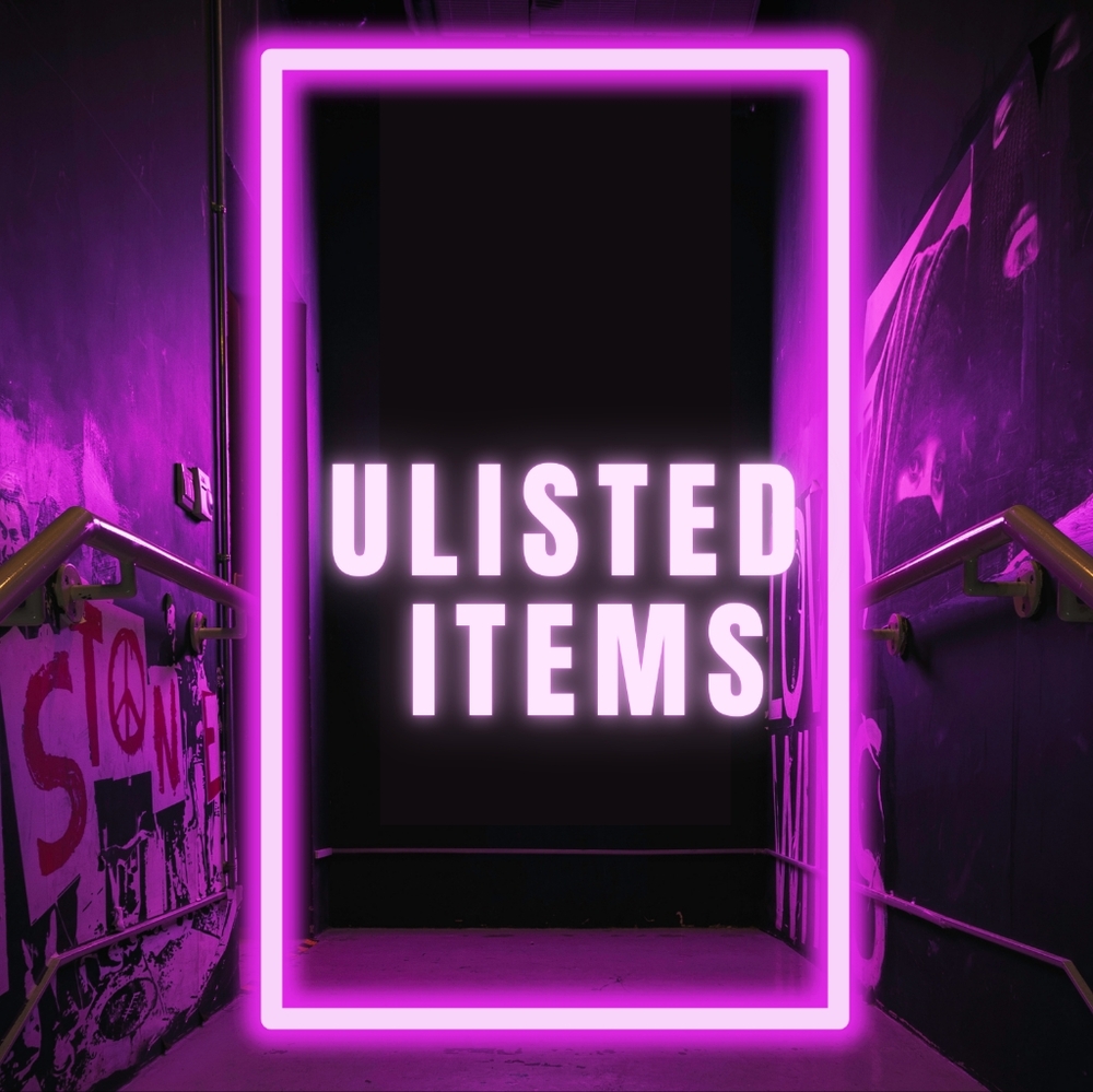 UNLISTED ITEM FLYER - NWT AND NWOT